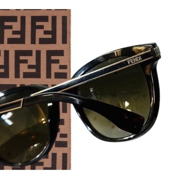 Fendi sunglasses authentic fashion designer ff logo black main image 12